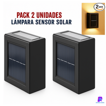 Cargar imagen en el visor de la galería, PACK 2 LÁMPARAS SOLARES CON SENSOR AUTOMATIC - Luz solar, ahorro y estilo.