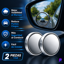 Cargar imagen en el visor de la galería, PAR DE ESPEJOS ANTI PUNTO CIEGO - Más seguridad al conducir