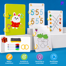 Cargar imagen en el visor de la galería, LIBRO MÁGICO REUTILIZABLE DE APRENDIZAJE – Diversión y aprendizaje en un solo juego (Escribe, Borra y Repite)
