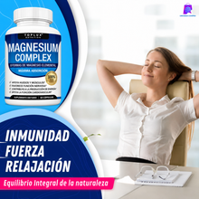 Cargar imagen en el visor de la galería, MAGNESIUM COMPLEX EN CÁPSULAS – Duerme profundo, elimina el cansancio y despierta con energía real