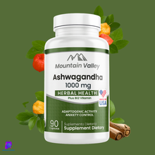 Cargar imagen en el visor de la galería, ASHWAGANDHA MOUNTAIN VALLEY - Energía, Calma y Bienestar en Cada Cápsula