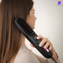 Cargar imagen en el visor de la galería, CEPILLO INALAMBRICO ALISADOR PARA CABELLO - Perfecto para llevar a donde vayas
