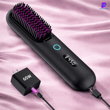Cargar imagen en el visor de la galería, CEPILLO INALAMBRICO ALISADOR PARA CABELLO - Perfecto para llevar a donde vayas
