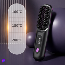 Cargar imagen en el visor de la galería, CEPILLO INALAMBRICO ALISADOR PARA CABELLO - Perfecto para llevar a donde vayas
