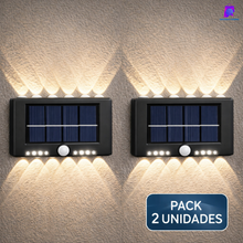 Cargar imagen en el visor de la galería, PACK 2 LÁMPARAS SOLARES CON SENSOR AUTOMATICO - Diseño moderno que transforma tus espacios.
