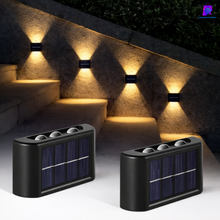 Cargar imagen en el visor de la galería, PACK 2 LÁMPARAS SOLARES CON SENSOR AUTOMATICO - Diseño moderno que transforma tus espacios.
