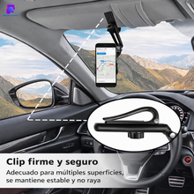 Cargar imagen en el visor de la galería, SOPORTE PARA CELULAR PLEGABLE VISERA - Ajusta, gira y disfruta el camino sin distracciones ✨
